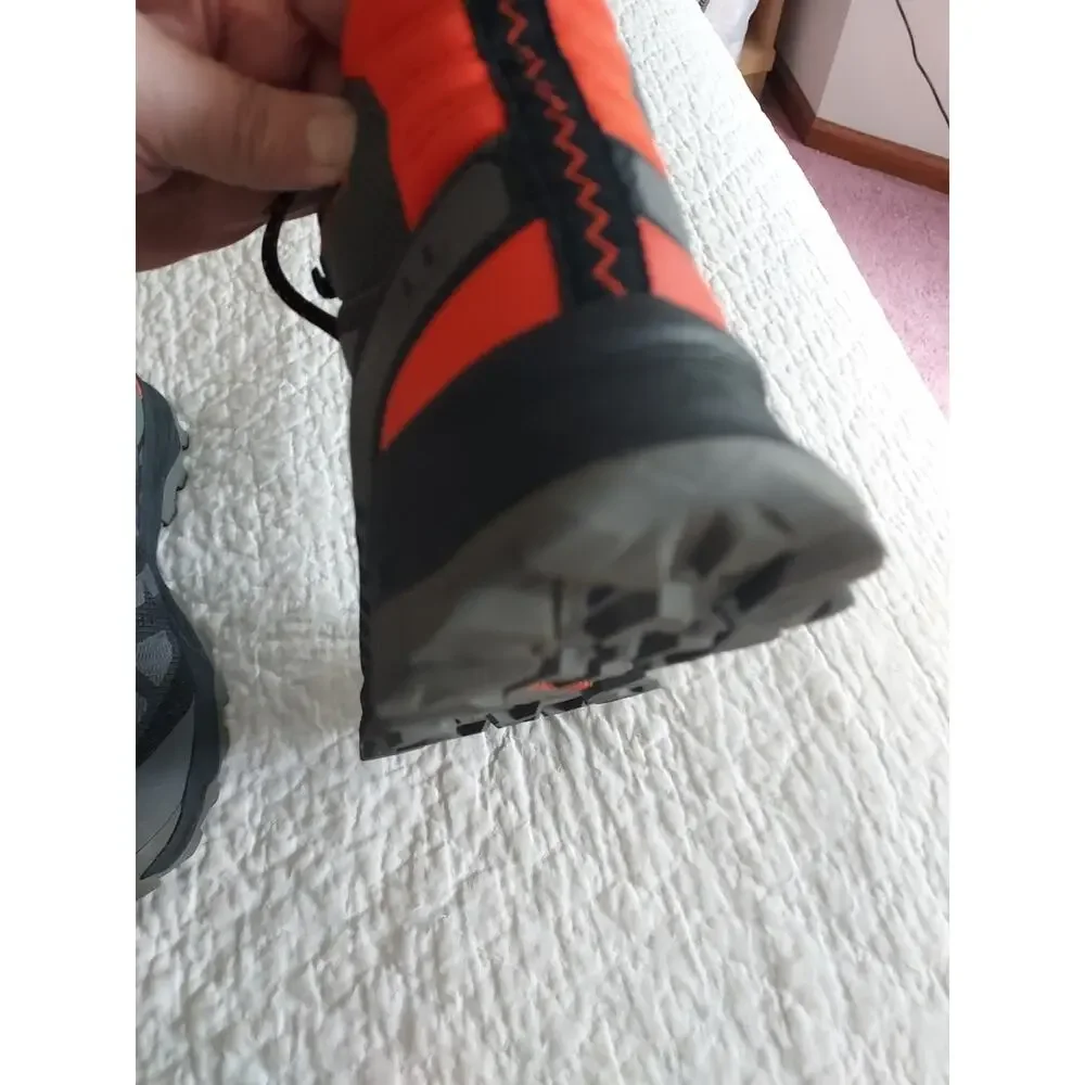 New Merrell Boots size 9 mens Speed Eco Gray and Orange Hiking NWOT